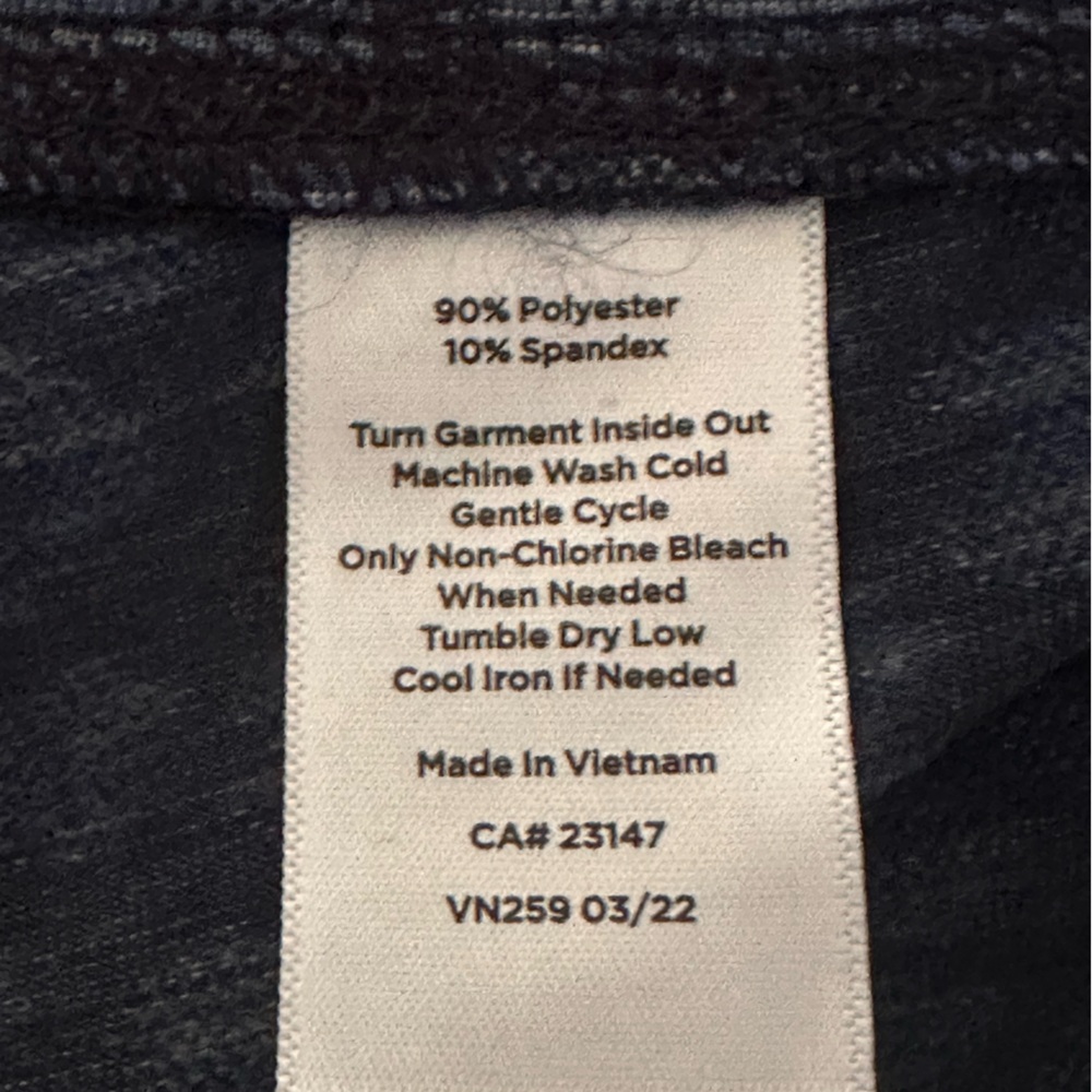 Talbots Blue Leggings with High Waist and Seamless Design, X - Picture 9 of 9